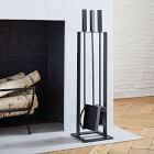 Industrial Fireplace Tools - Black