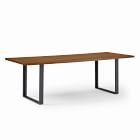 Tompkins Industrial Dining Table - Cool Walnut