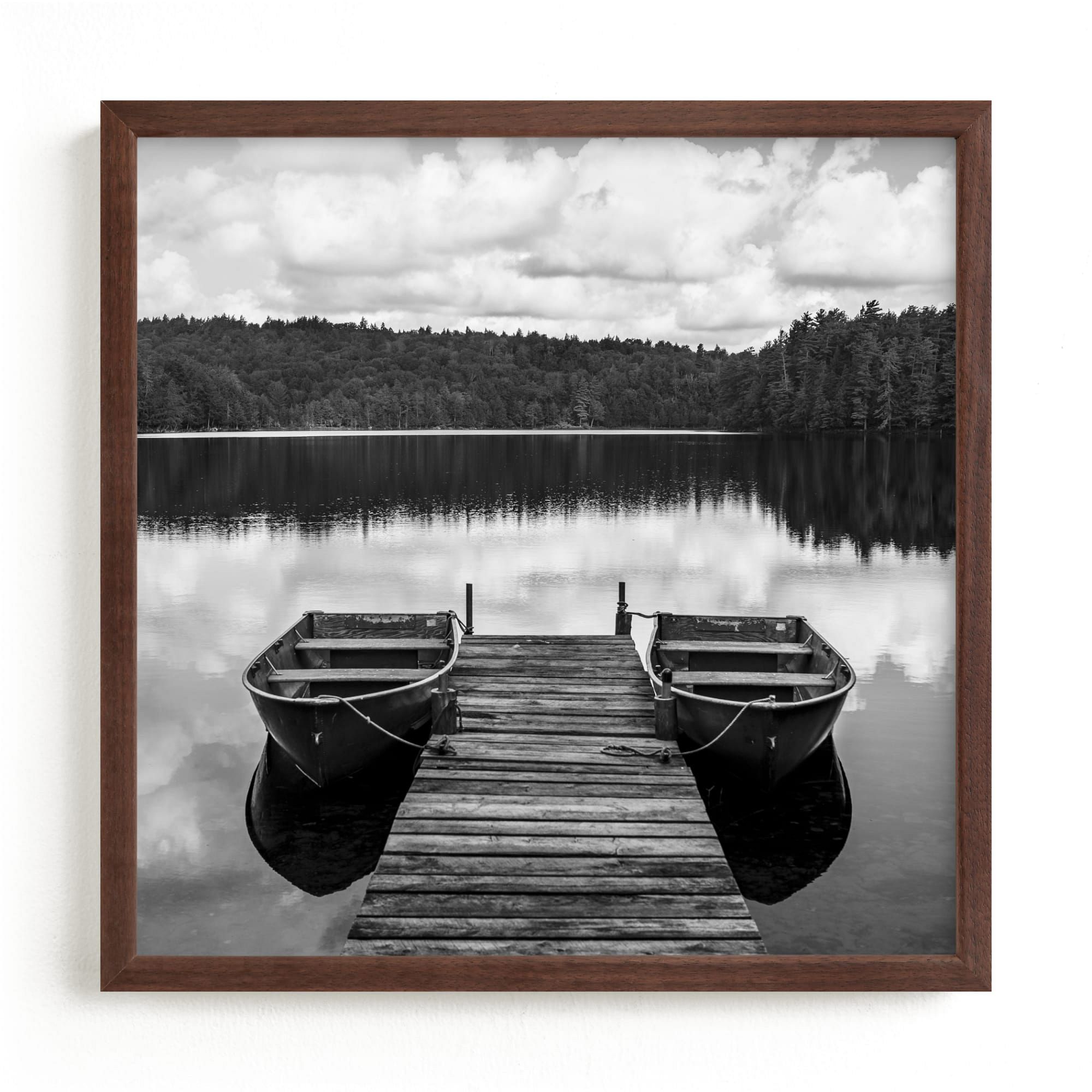Row Boats Framed Wall Art by Minted for West Elm |