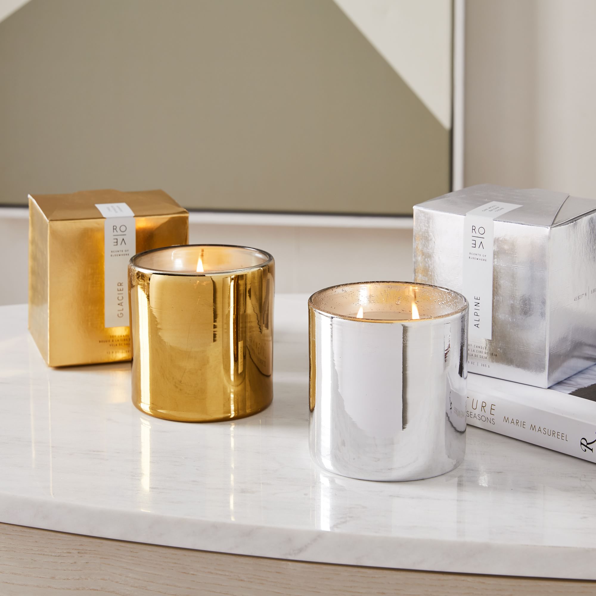 Rove Collection - Alpine Silver & Glacier Gold | West Elm