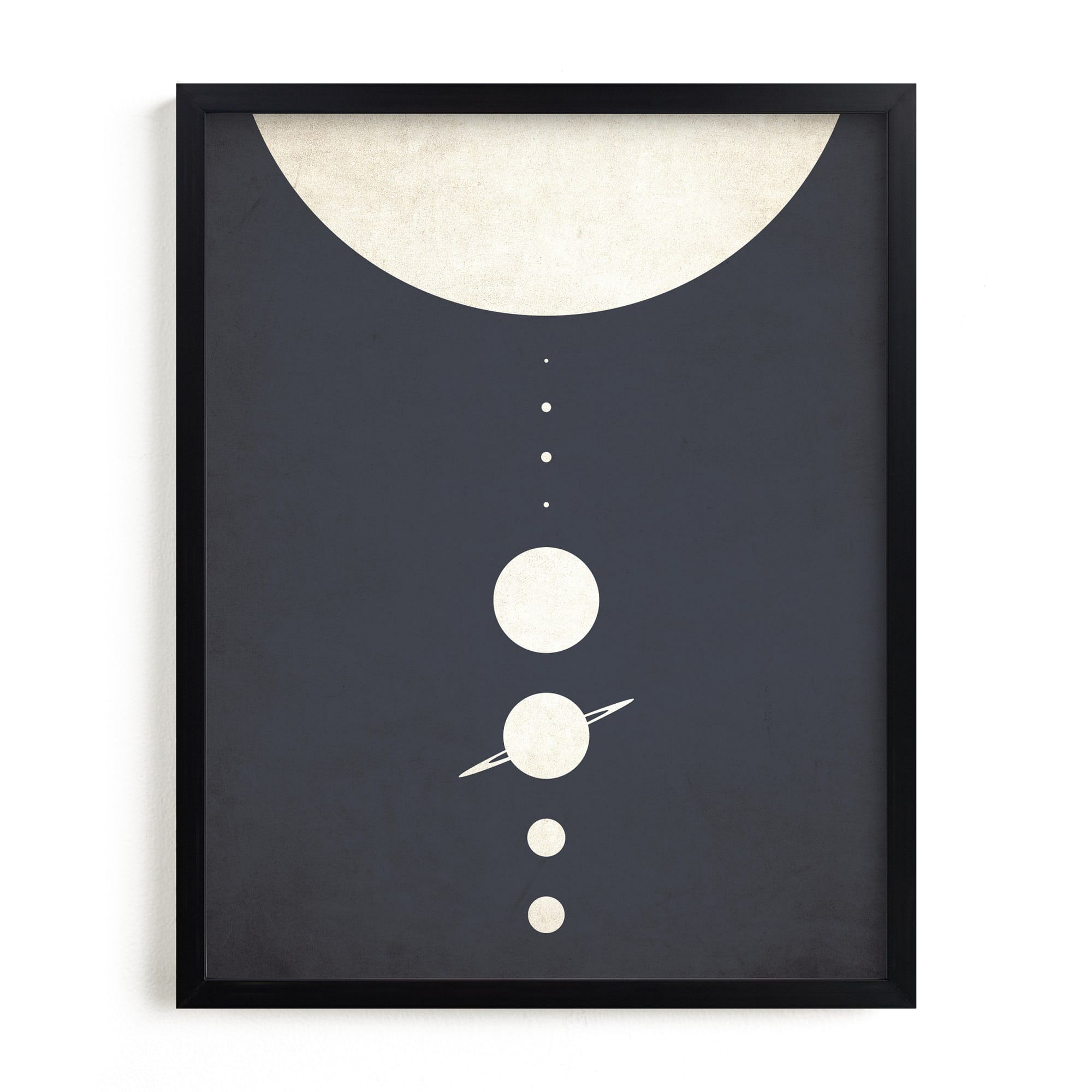 Limited Edition "Planetary Neighbors" Framed Wall Art by Minted for West Elm |