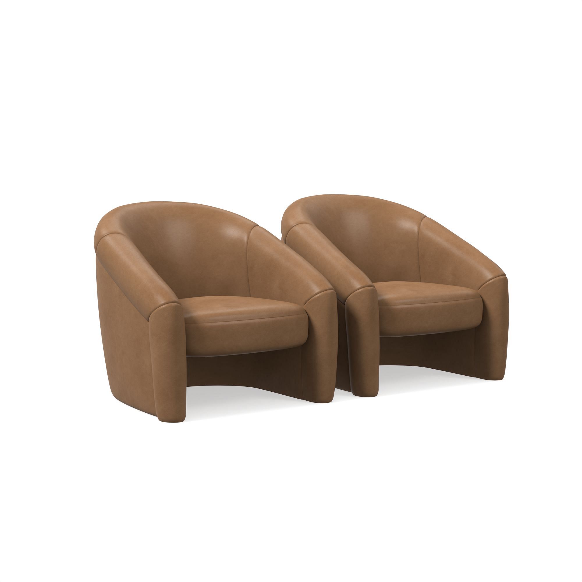 Berra Leather Chair | West Elm