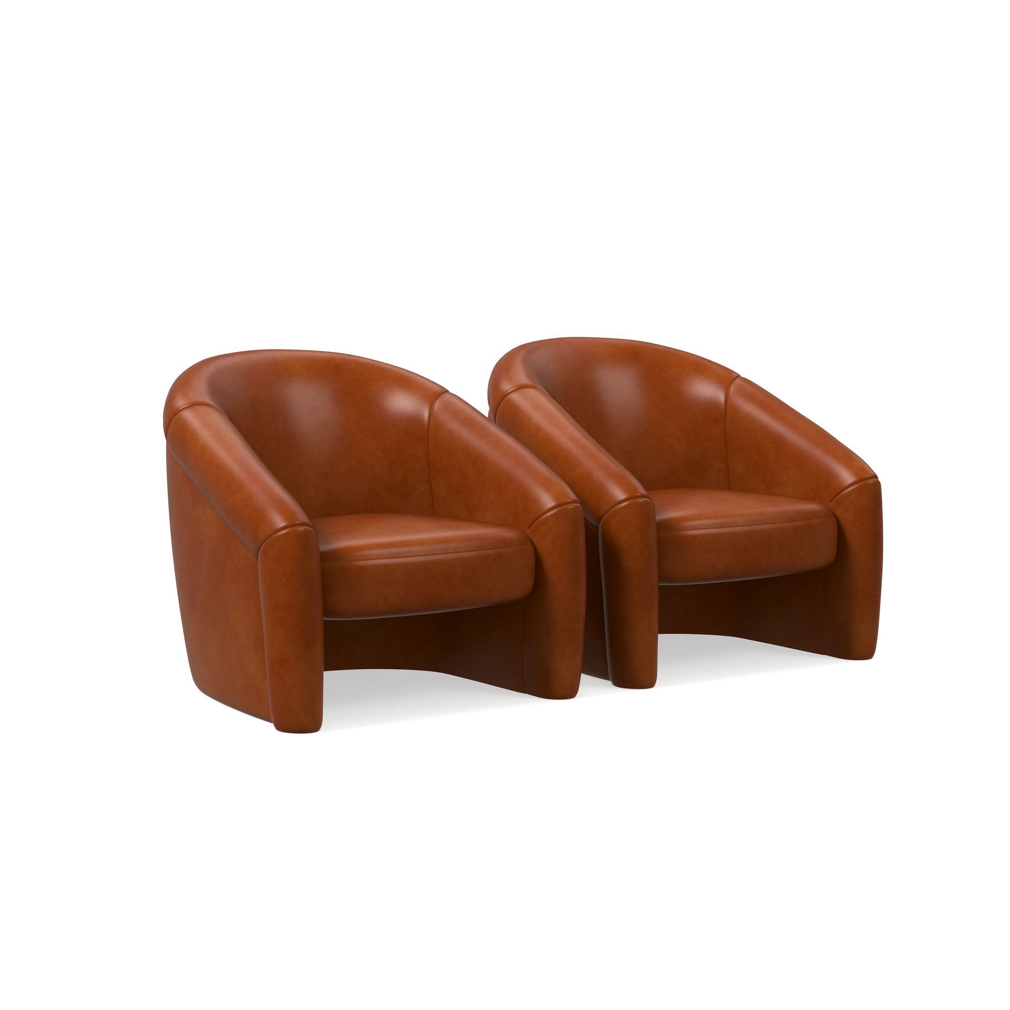 Berra Leather Chair | West Elm