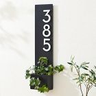 Post &amp; Porch Customizable Standing Tall Address Planter