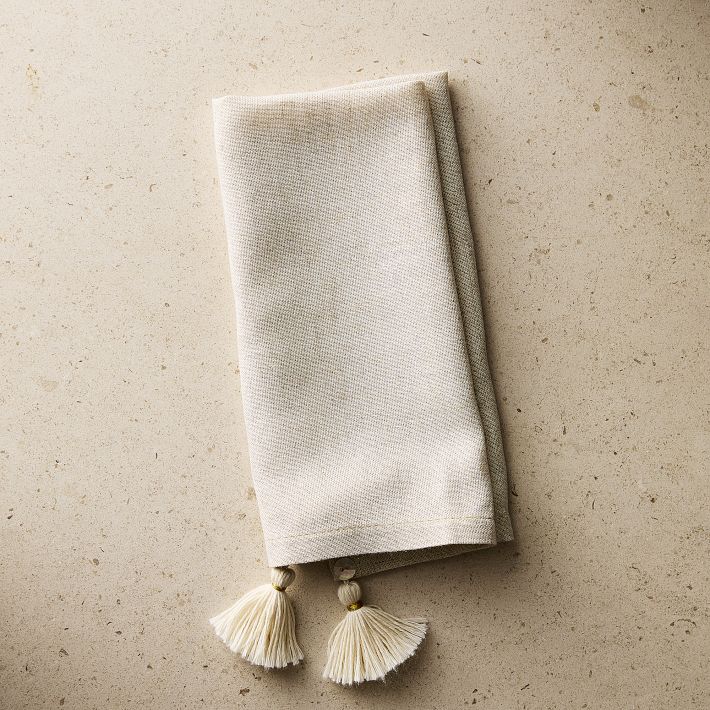 TALLO de OLIVO Tassels Napkin