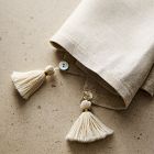 TALLO de OLIVO Tassels Napkin