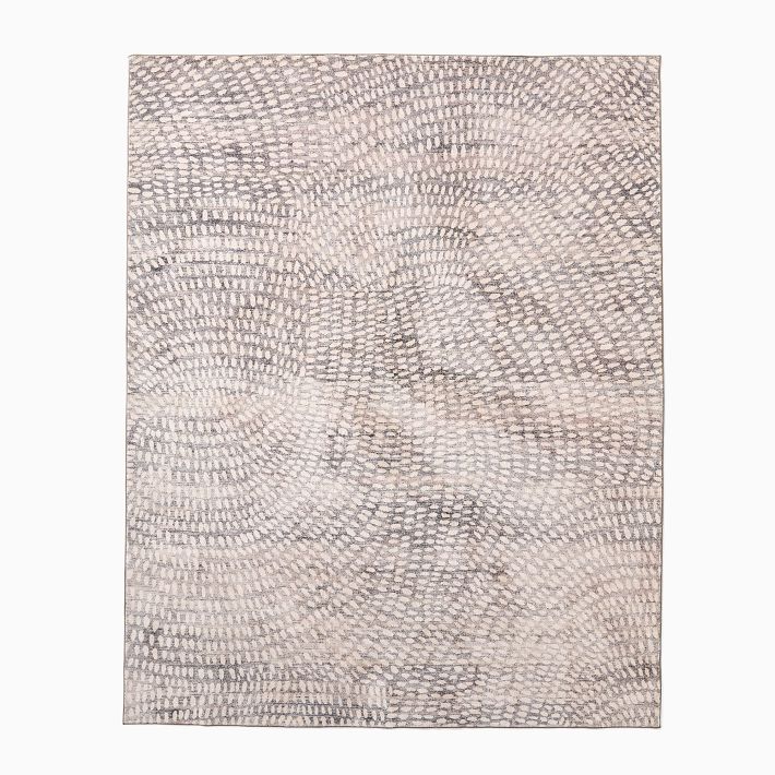 Dotted Paths Washable Rug
