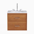 Mid-Century Floating Single Bathroom Vanity (24