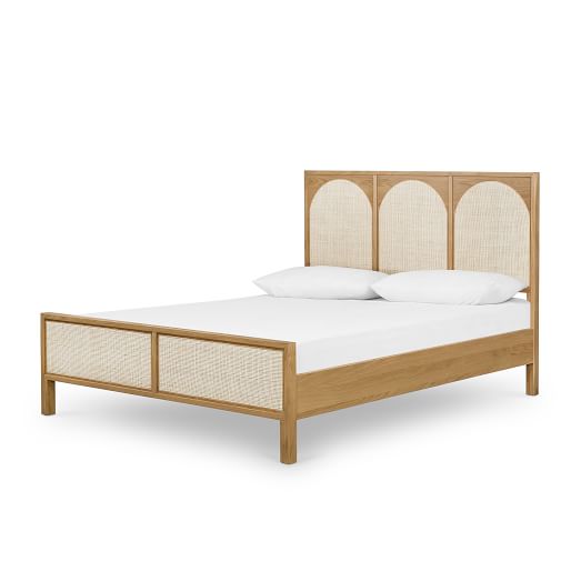 Marcy Rattan Bed West Elm