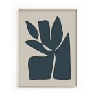Blue Sculpt Framed Wall Art by Minted for West Elm