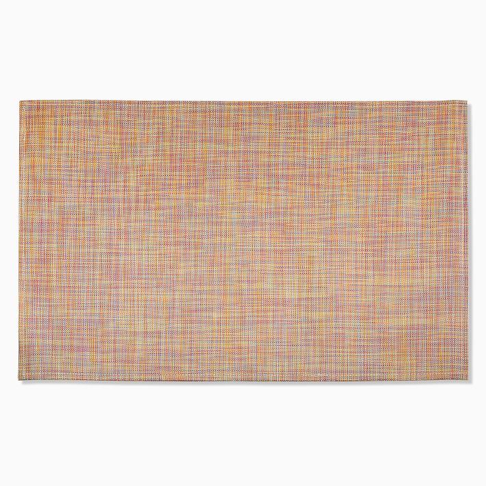 Chilewich Easy-Care Mini Basketweave Woven Rug