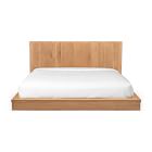 Modern Paneled Wood Bed