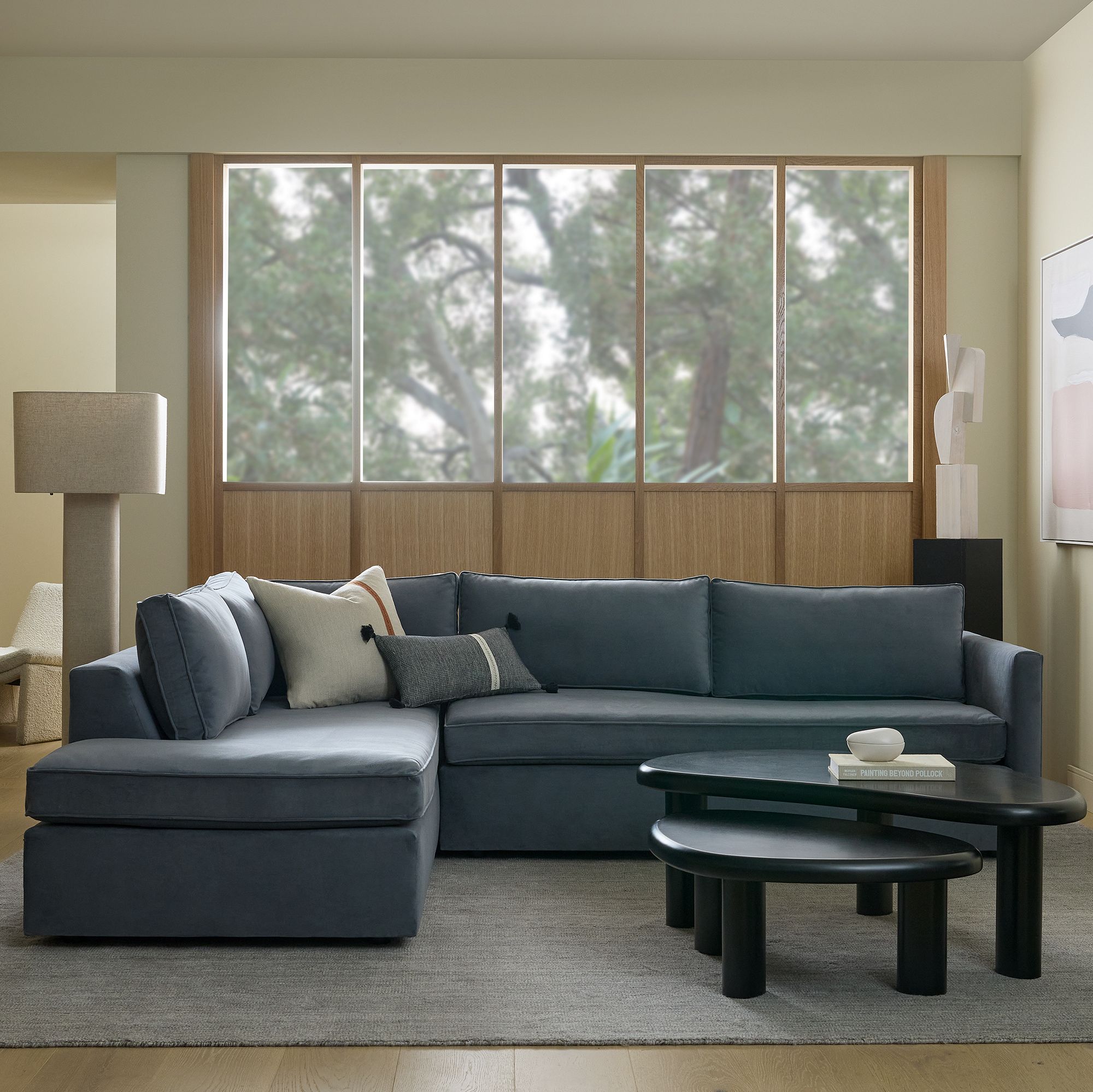 Alt image 1 for Harris 2-Piece Bumper Chaise Sectional (100&quot;&ndash;116&quot;)