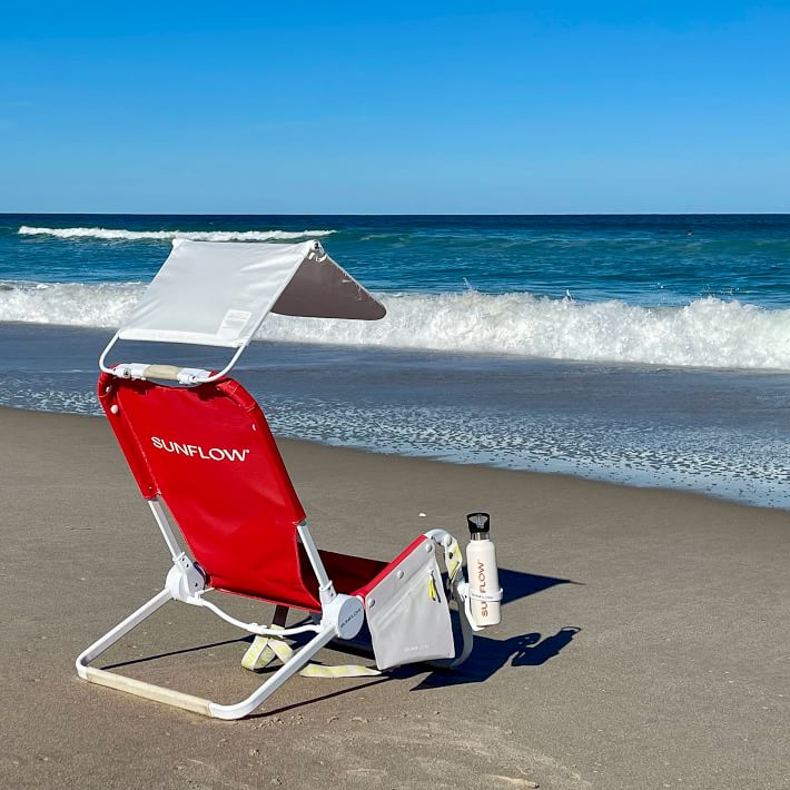 SUNFLOW The Beach Chair Bundle - Cherry Red