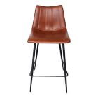 Modern Channeled Back Counter &amp; Bar Stools (Set of 2)