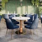 Claire Dining Table - Faux Marble - Round