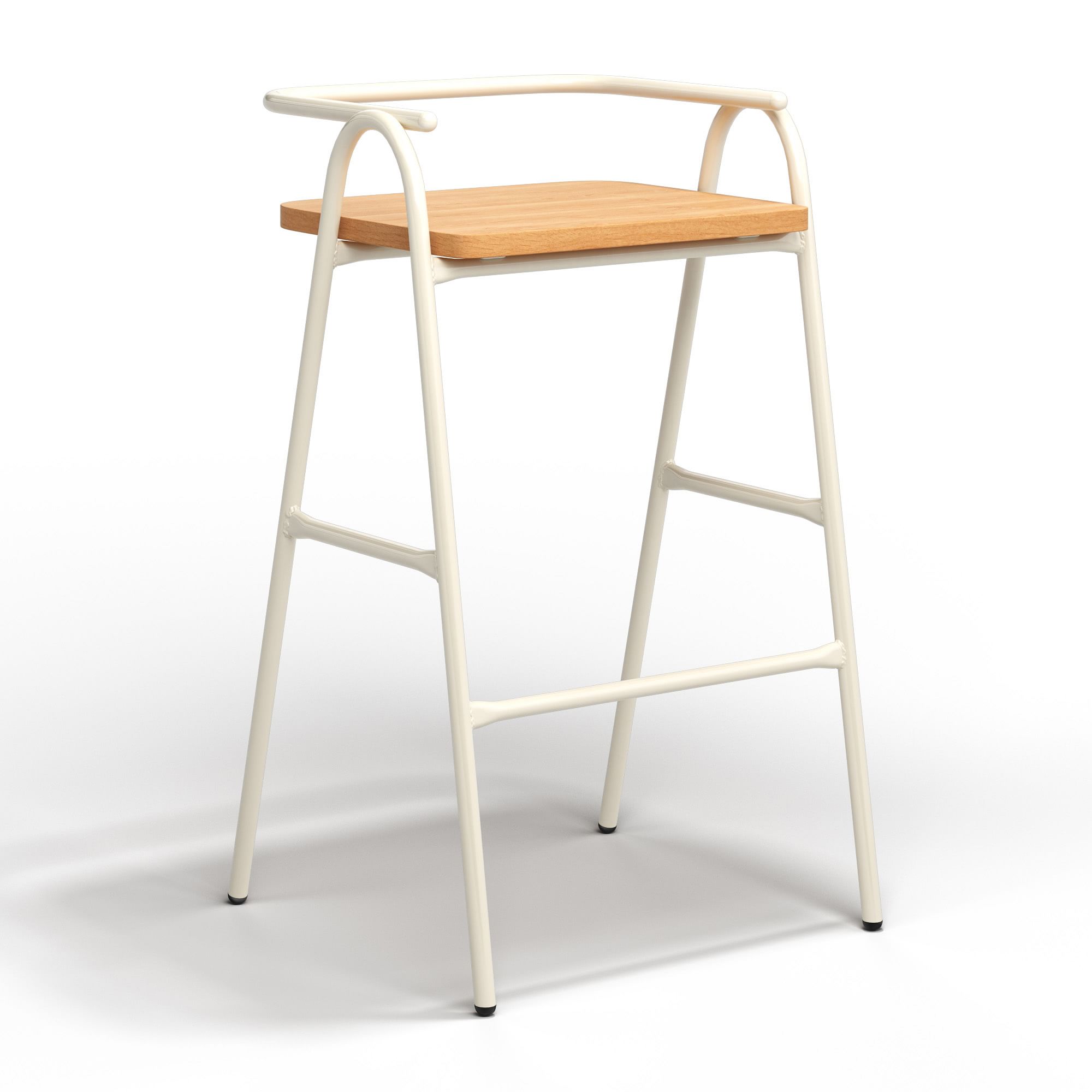 Grand Rapids Chair Co. Half Hurdle Bar Stool | West Elm