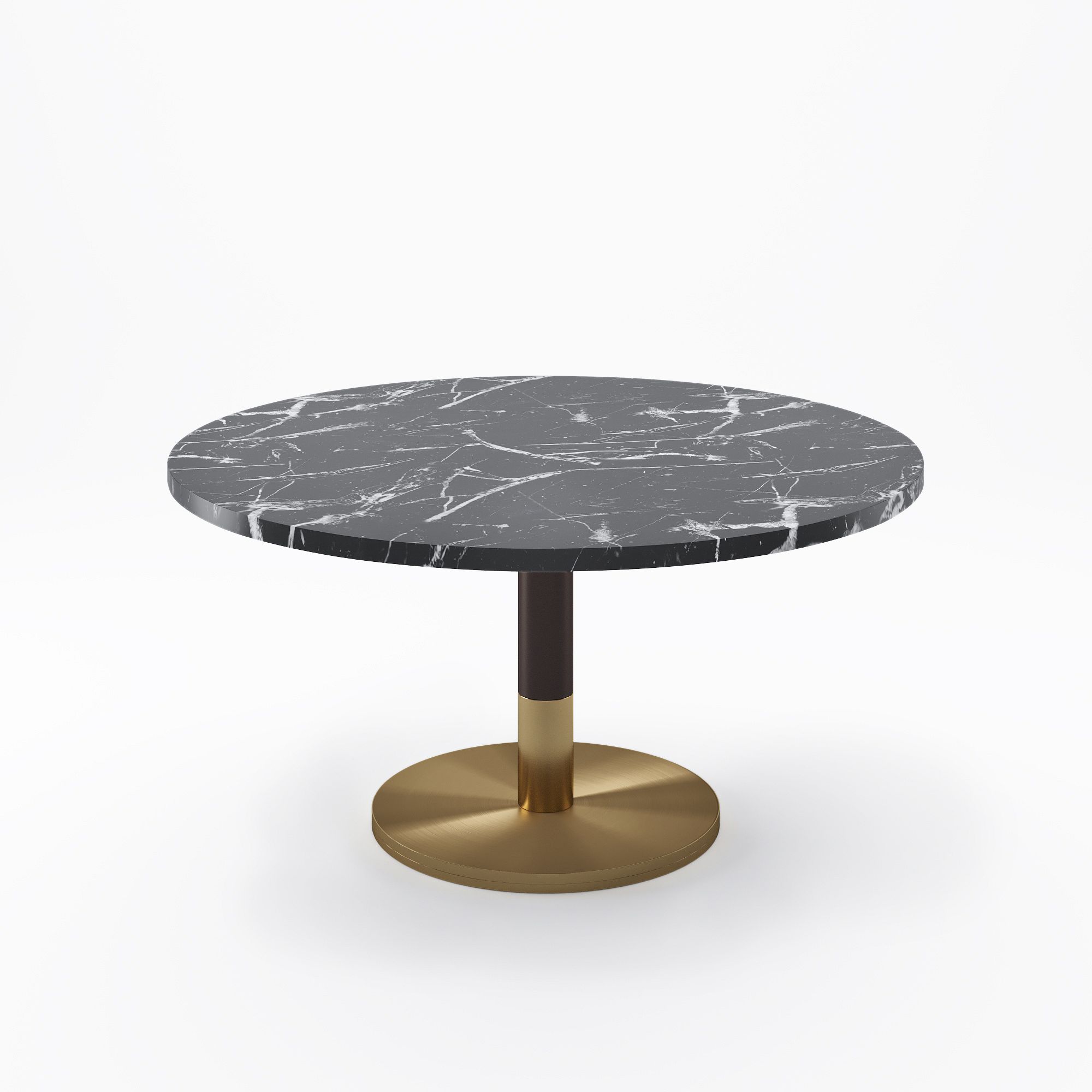 Orbit Extra Large Round Dining Table- Faux Marble | West Elm