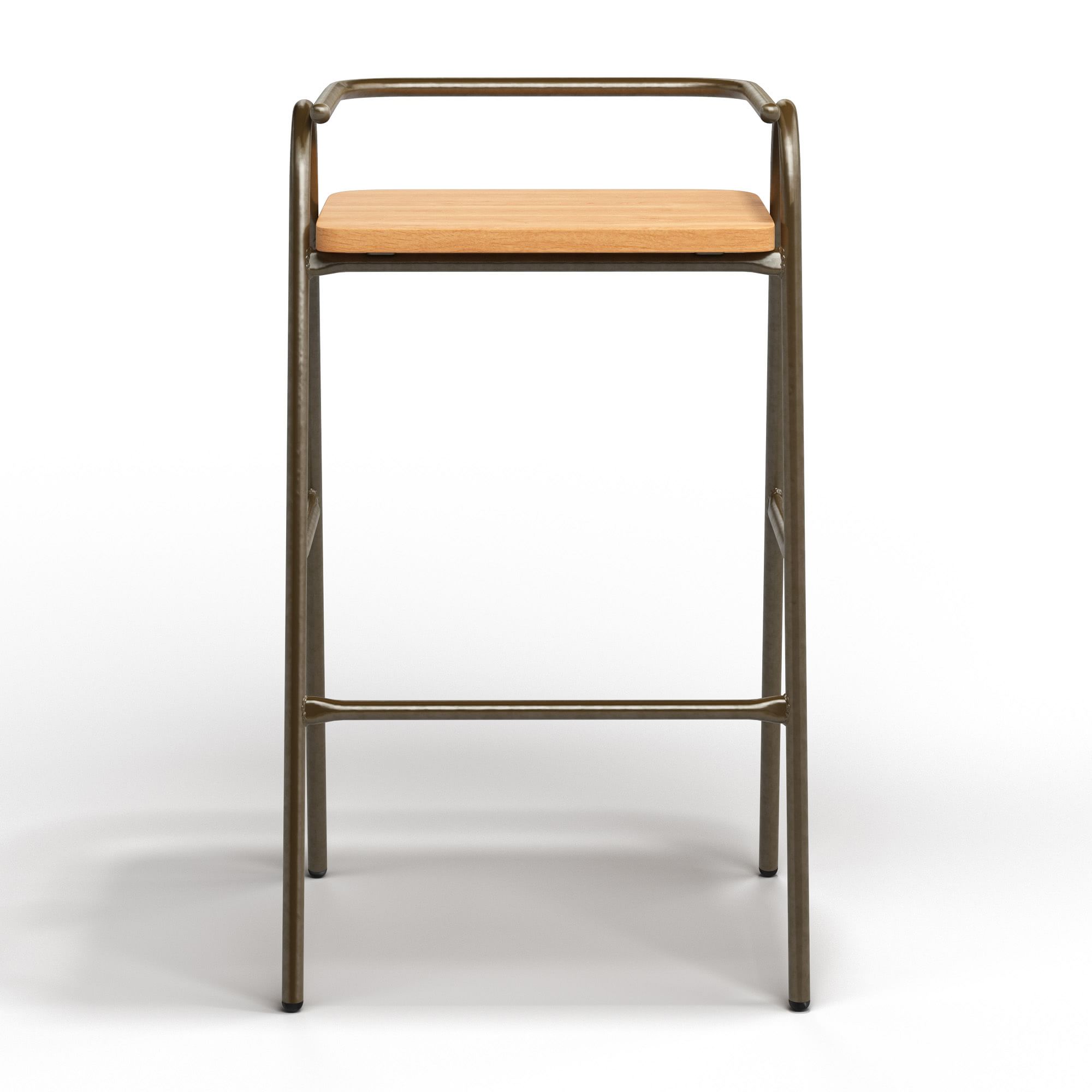 Grand Rapids Chair Co. Half Hurdle Bar Stool | West Elm