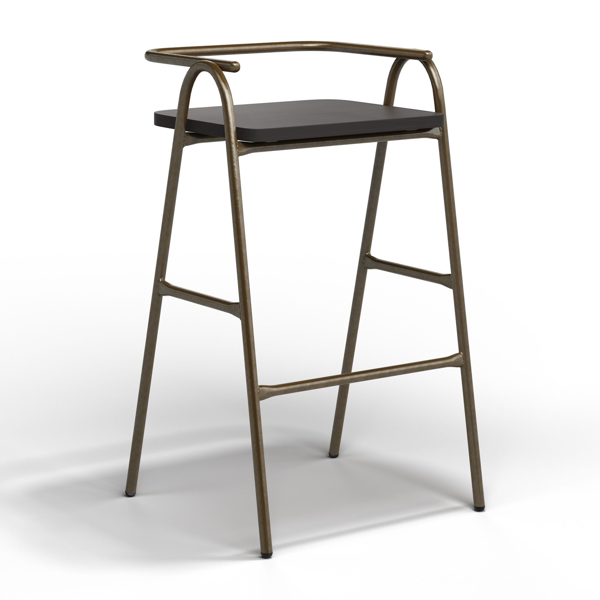 Grand Rapids Chair Co. Half Hurdle Bar Stool | West Elm