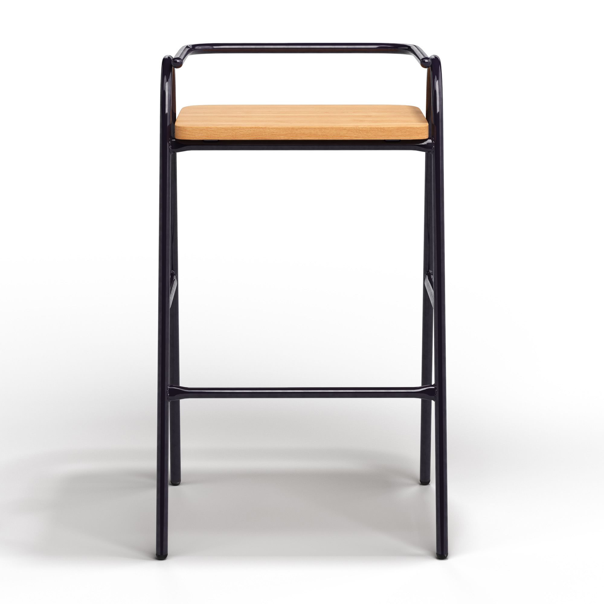 Grand Rapids Chair Co. Half Hurdle Bar Stool | West Elm