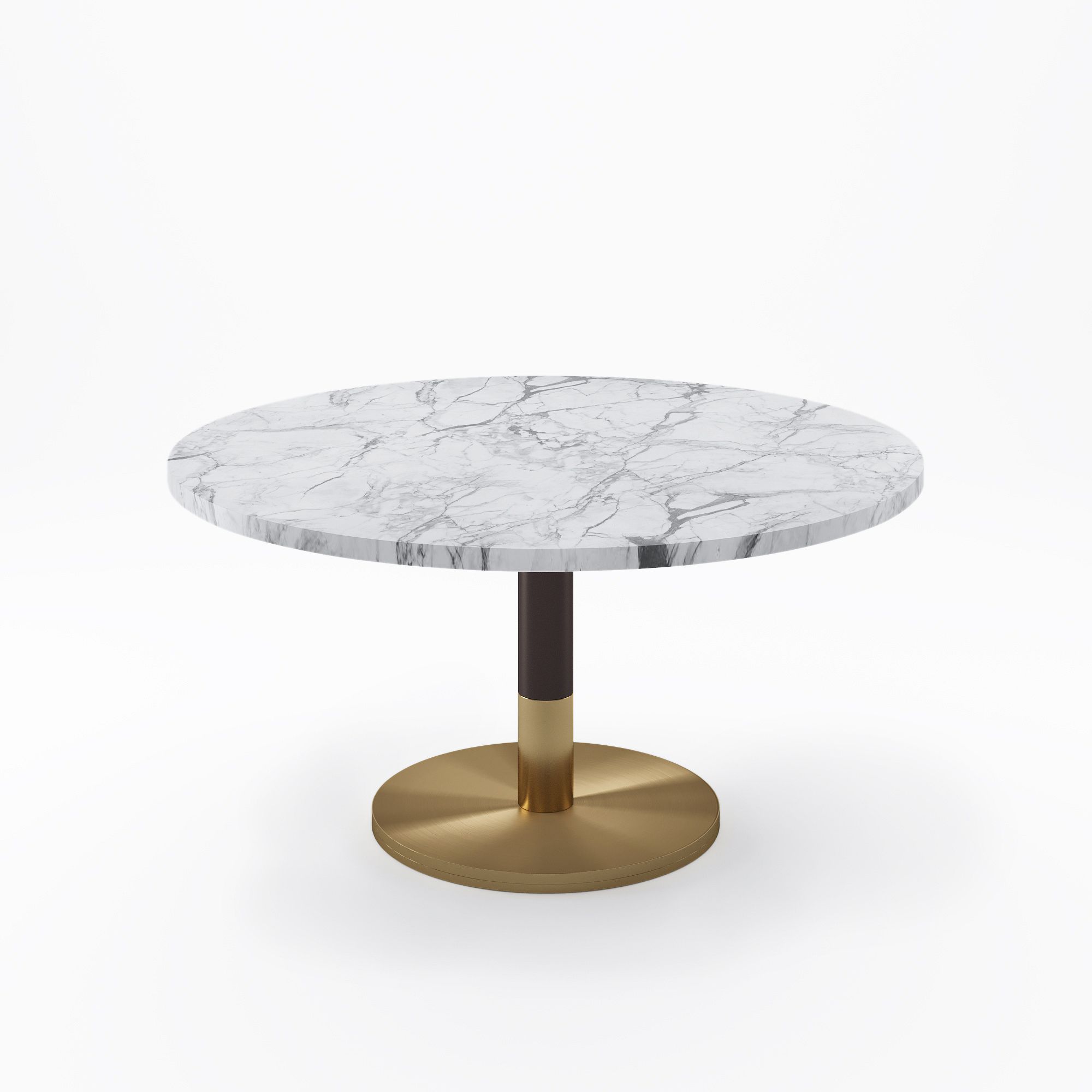 Orbit Extra Large Round Dining Table- Faux Marble | West Elm