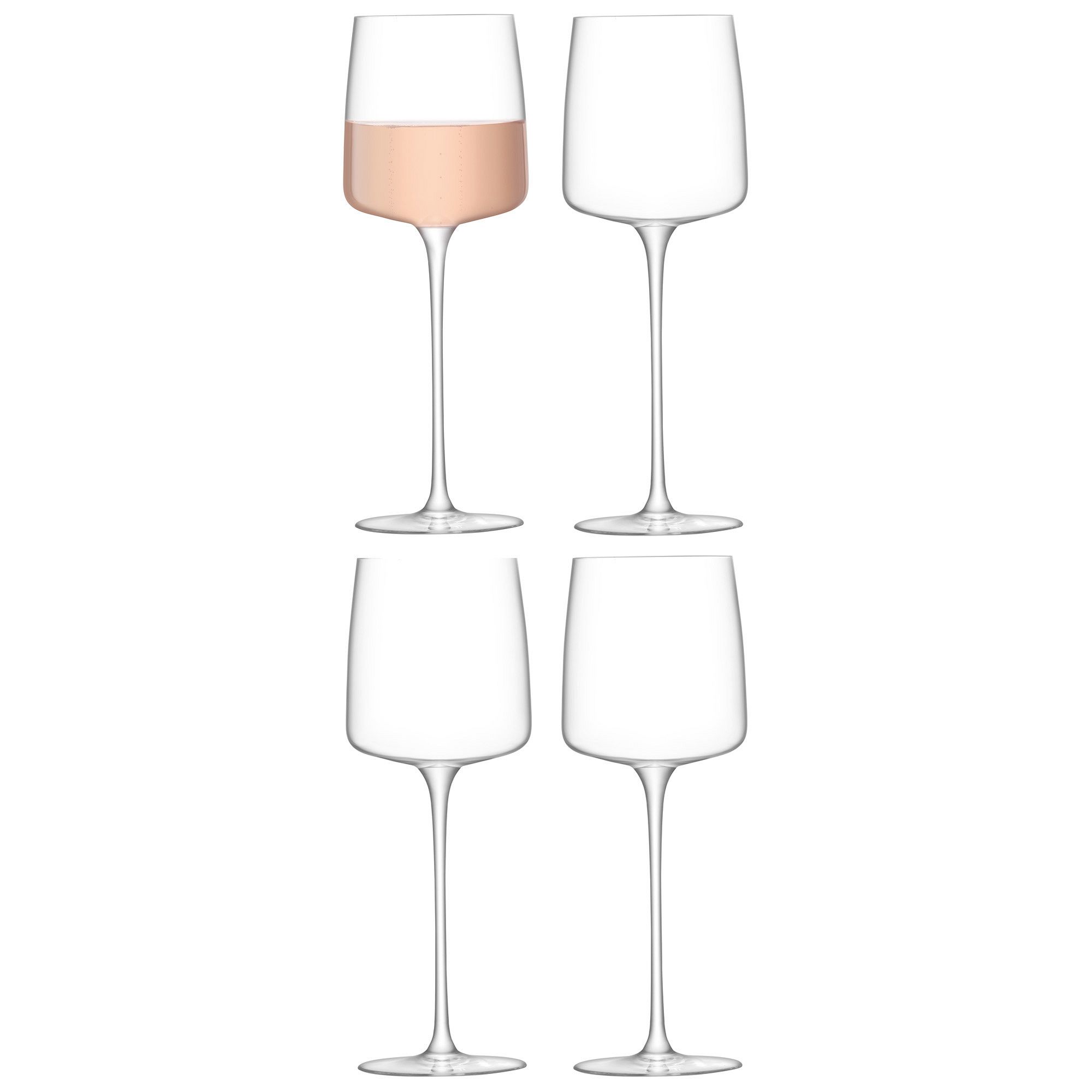 Metropolitan White Wine Glasses (Set of 4) | West Elm