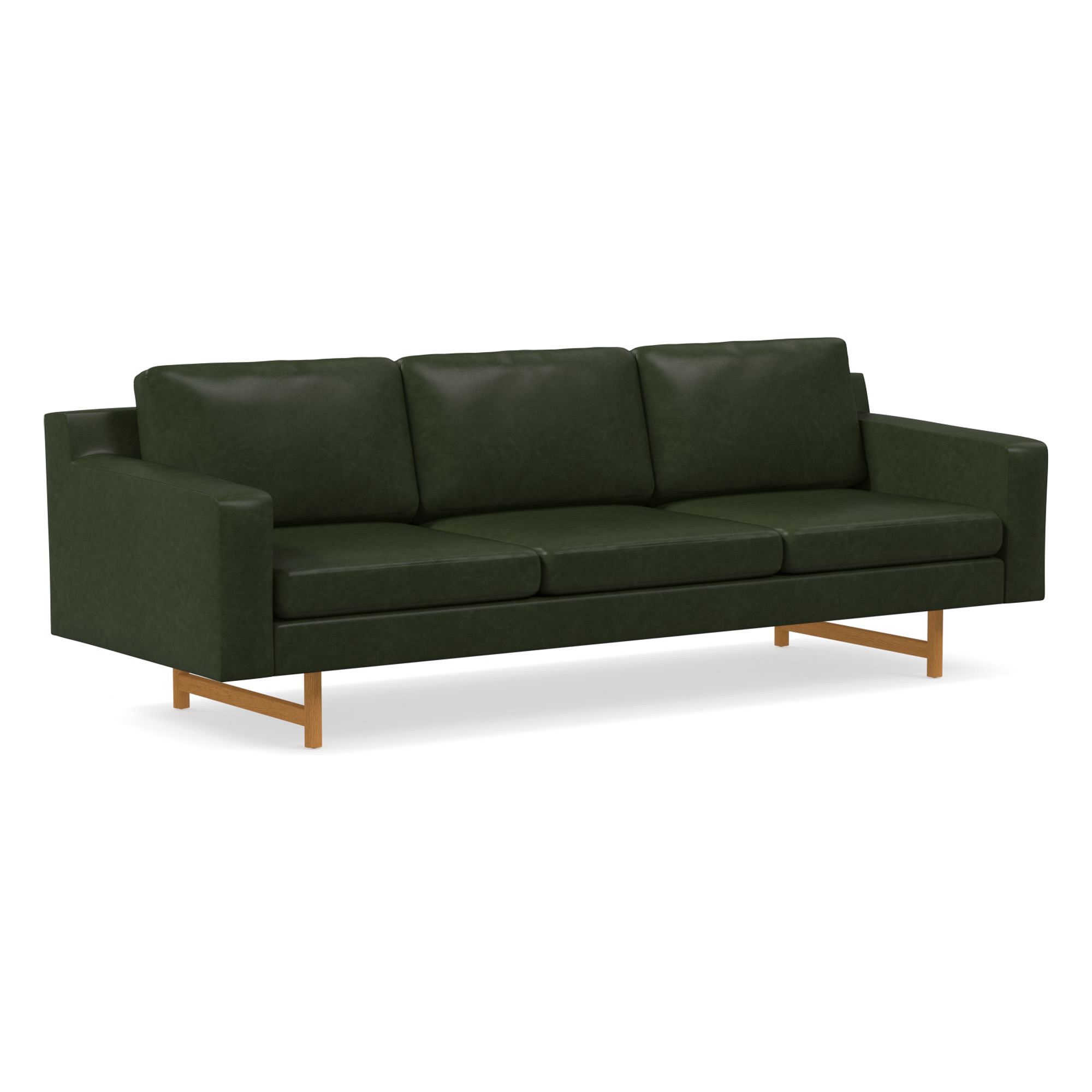 Eddy Leather Sofa (60"–94") | West Elm