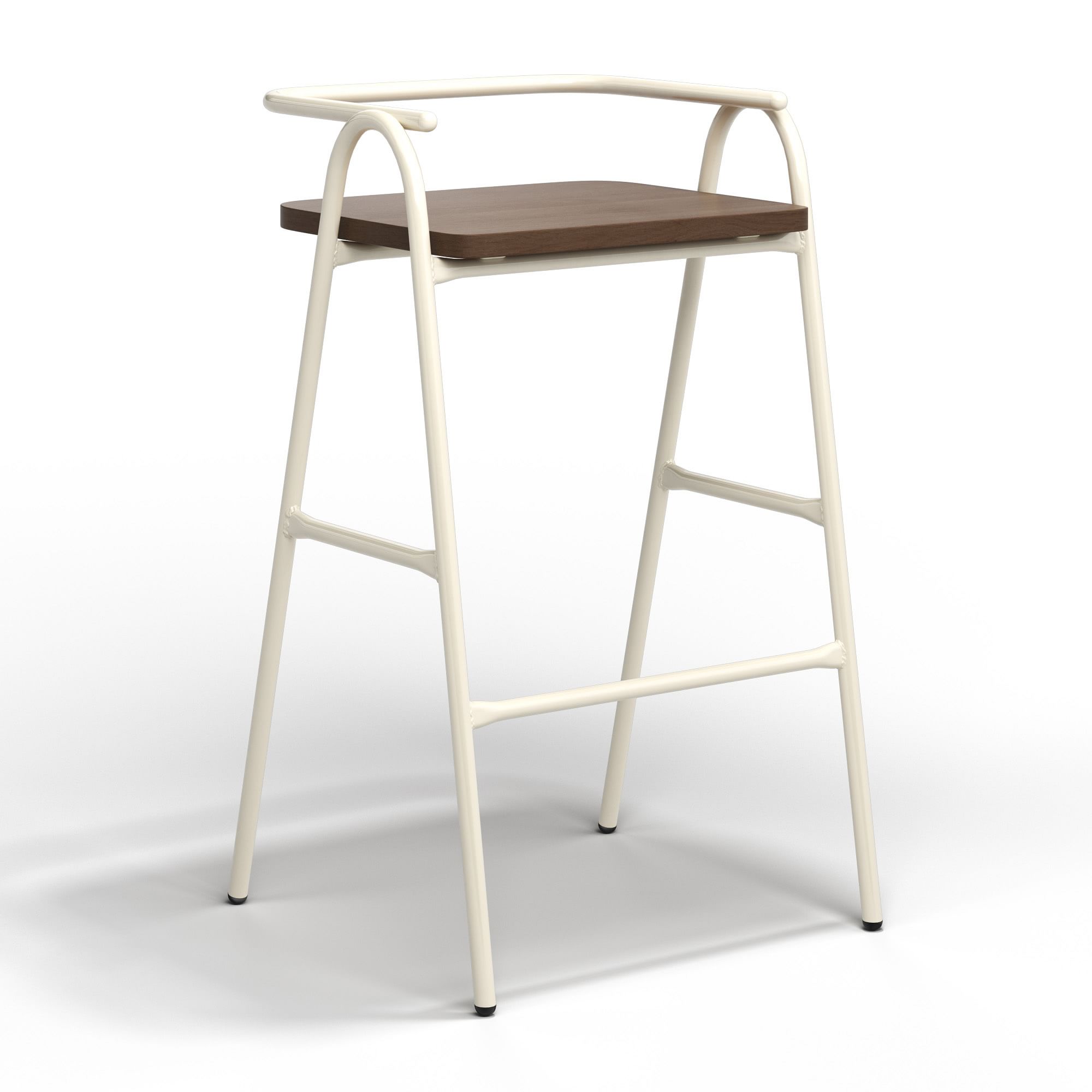 Grand Rapids Chair Co. Half Hurdle Bar Stool | West Elm