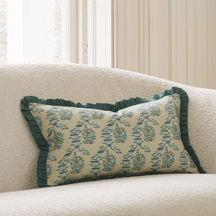 RHODE Jawahar Ruffle Pillow Cover | West Elm