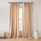 Textured Luxe Linen Curtain - Sand