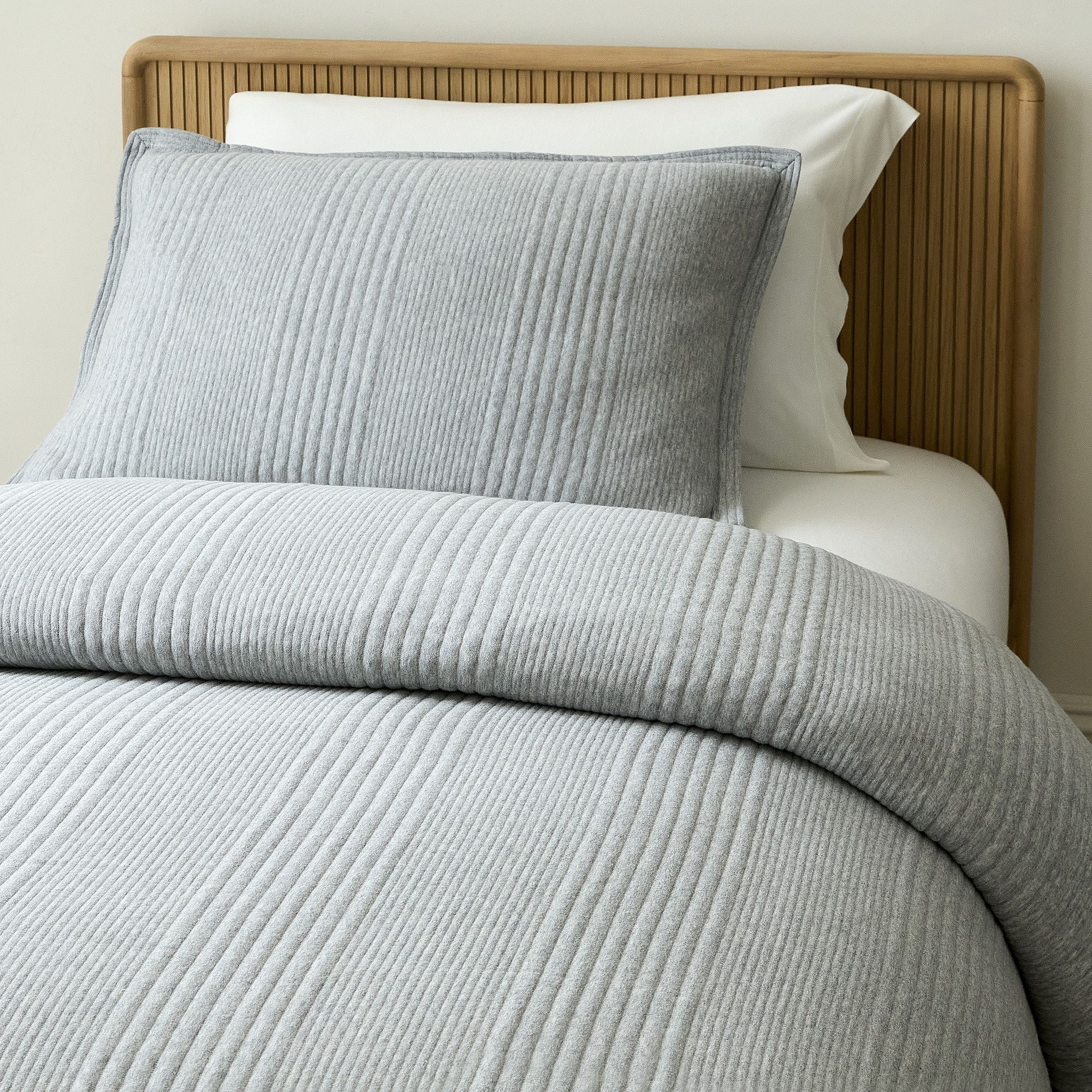 Cotton Cloud Jersey Duvet Cover & Shams | West Elm