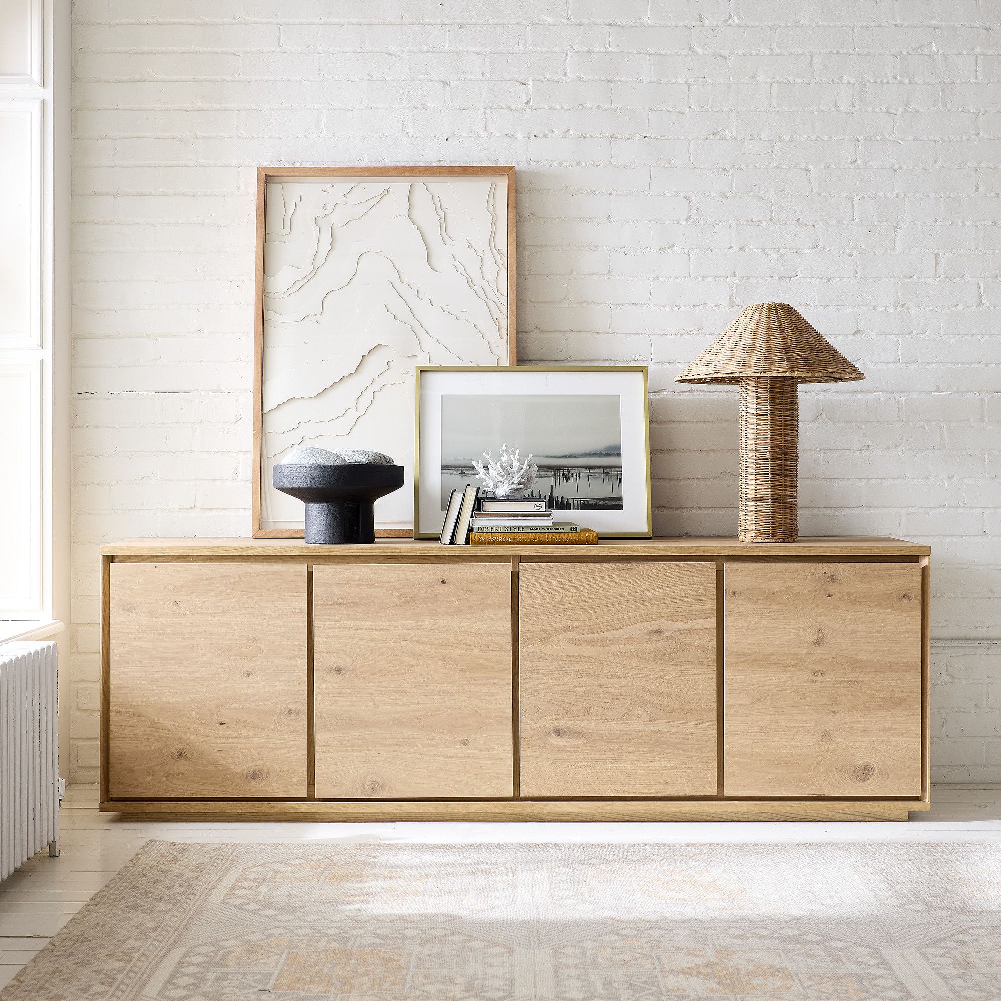 Alt image 1 for Norre Media Console (68&quot;&ndash;80&quot;)