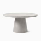 Concrete Pedestal Outdoor Dining Table Protective Cover