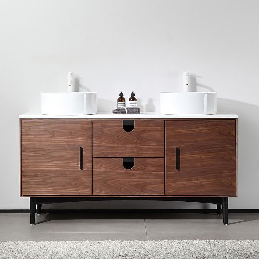 Orsa Double Bathroom Vanity (60"–72") | West Elm