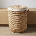 Woven Seagrass Lidded Hampers