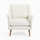 Carlo Mid-Century Chair - Wood Legs