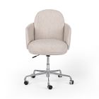 Wraparound Arms Upholstered Desk Chair