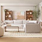 Marin Skirted Slipcover 3-Piece L-Shaped Sectional (114&quot;)