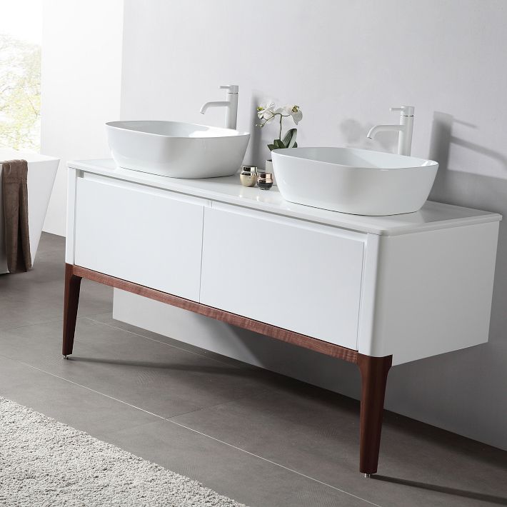 Sebastian Double Bathroom Vanity (60&quot;)