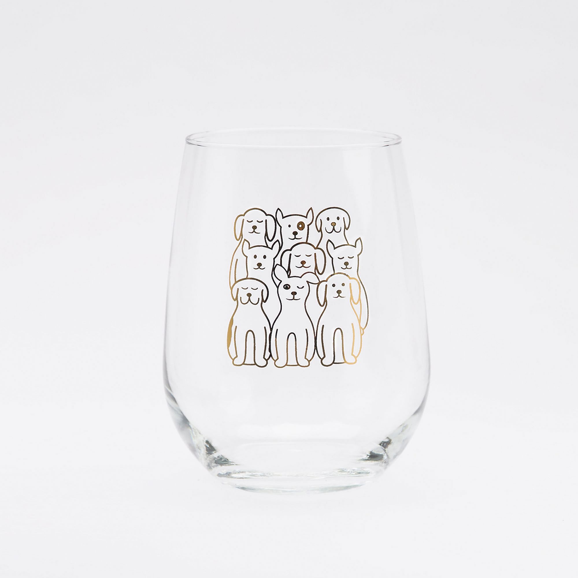Counter Couture Stemless Wine Glass Sets | West Elm