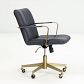 Video 1 for Cooper Mid-Century Leather Swivel Office Chair