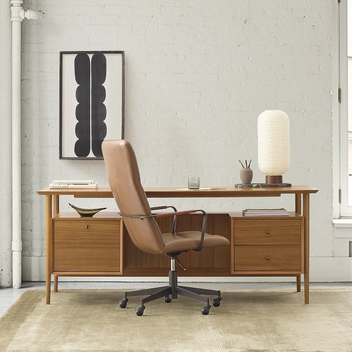 Mid-Century Executive Desk (74&quot;)