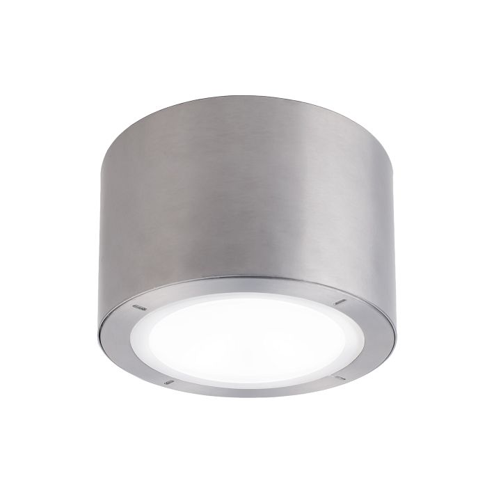 Rounded Metal Indoor/Outdoor LED Sconce