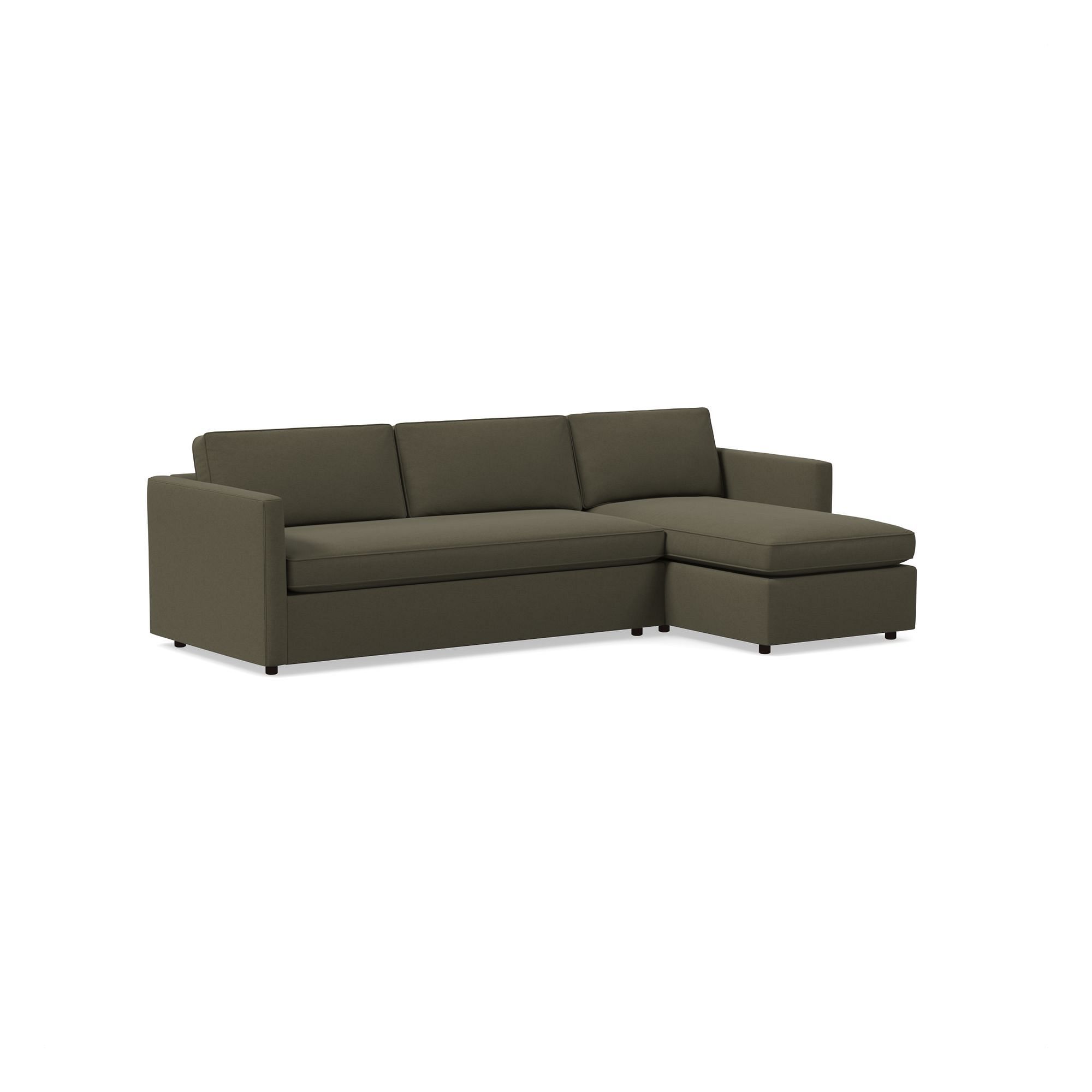 Harris 2 Piece Pop Up Sleeper Sectional With Storage | West Elm