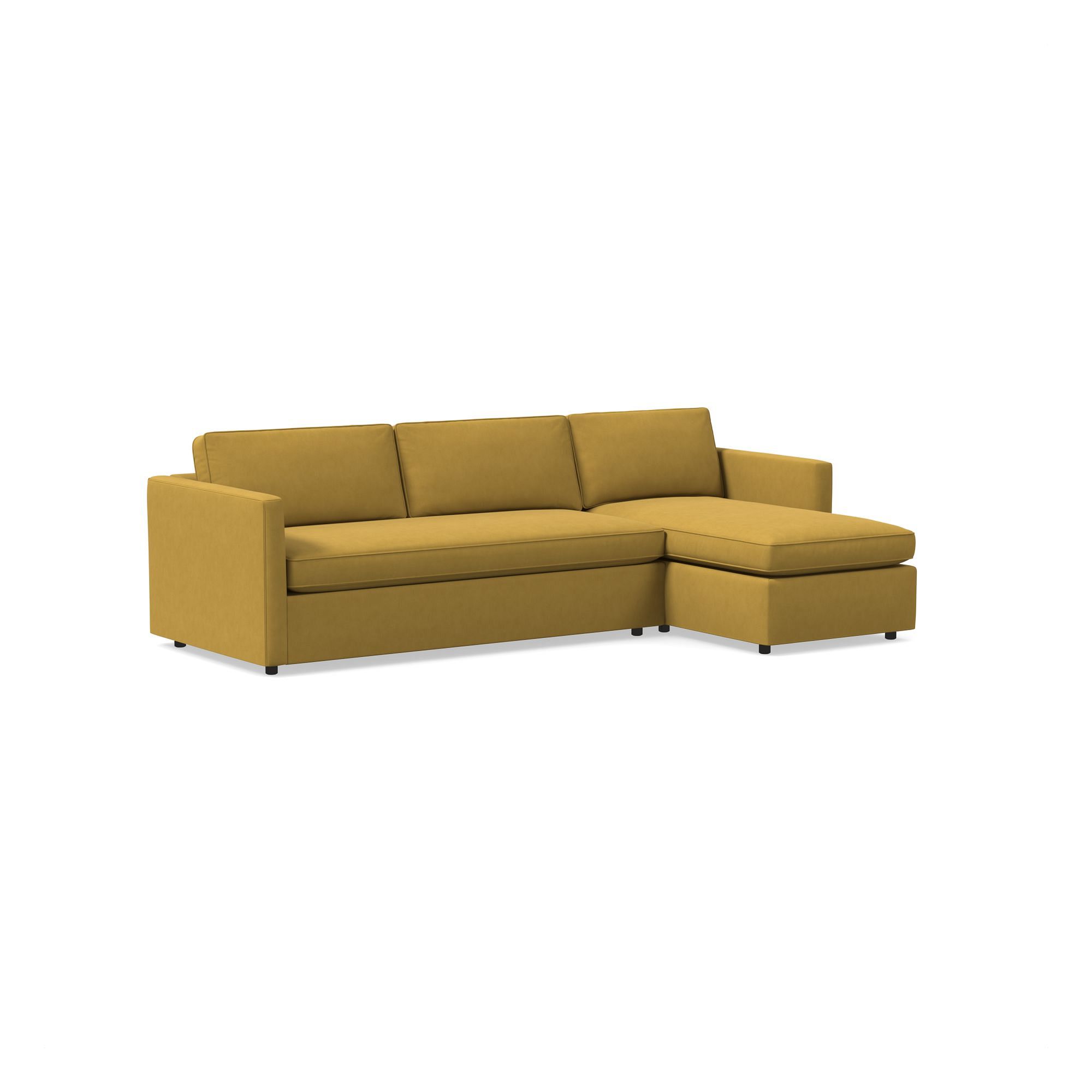 Harris 2 Piece Pop Up Sleeper Sectional With Storage | West Elm