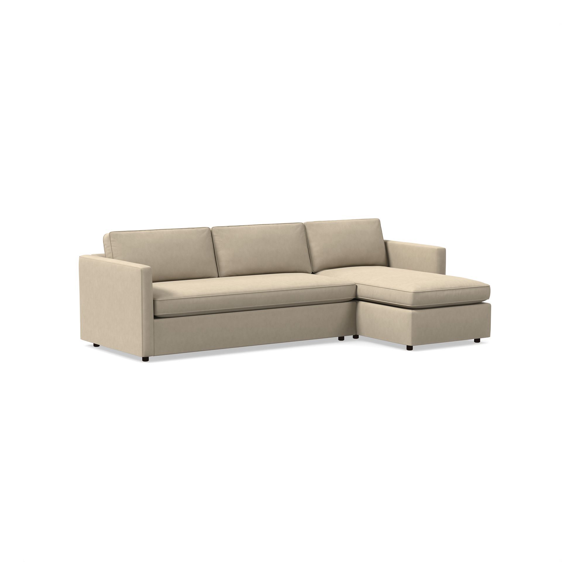 Harris 2 Piece Pop Up Sleeper Sectional With Storage | West Elm
