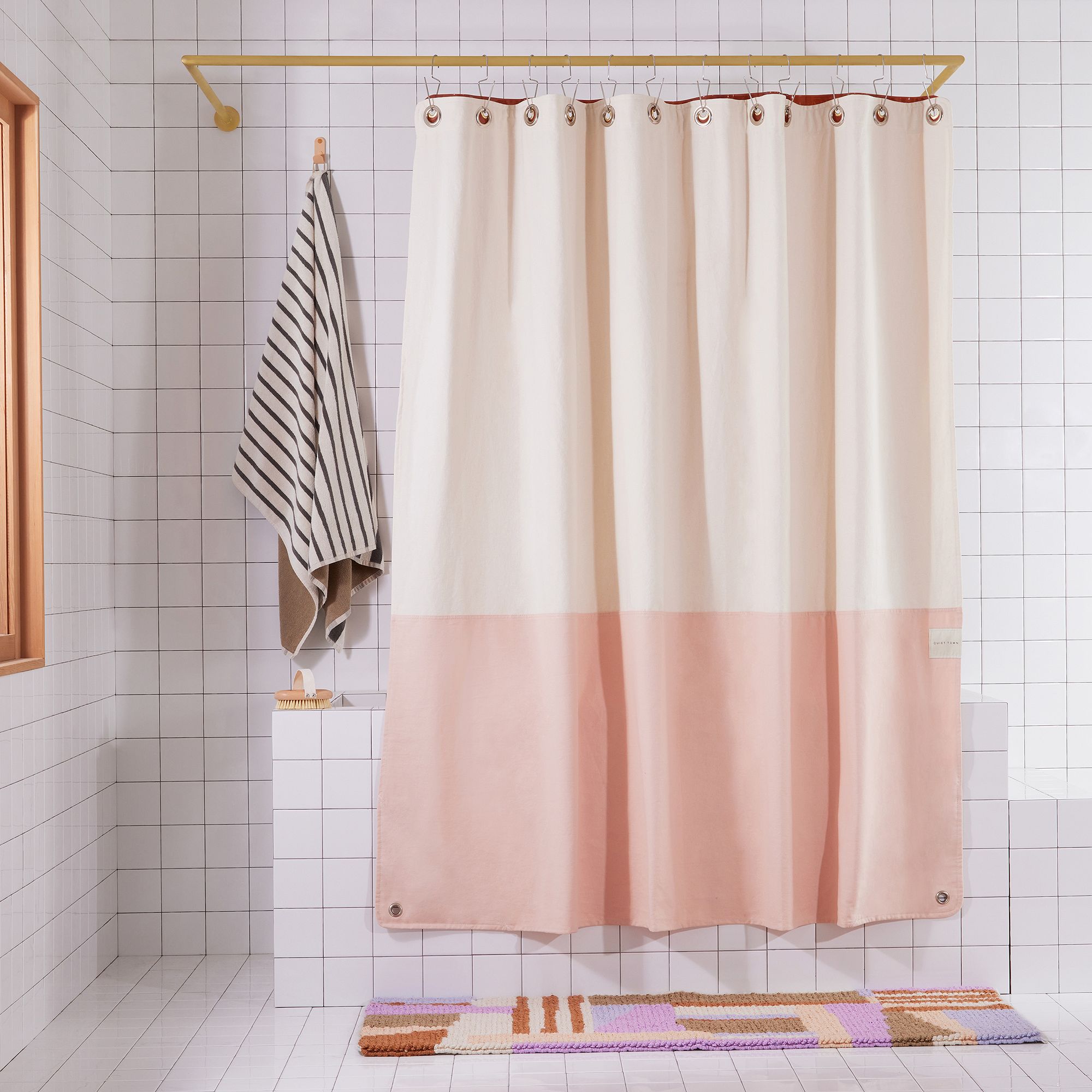 Open Box: Quiet Town Orient Shower Curtain | West Elm