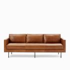 Open Box: Axel Leather Sofa (60&quot;&ndash;89&quot;)