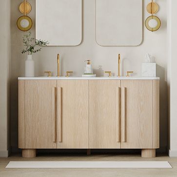 Isley Double Bathroom Vanity (60"–72") | West Elm